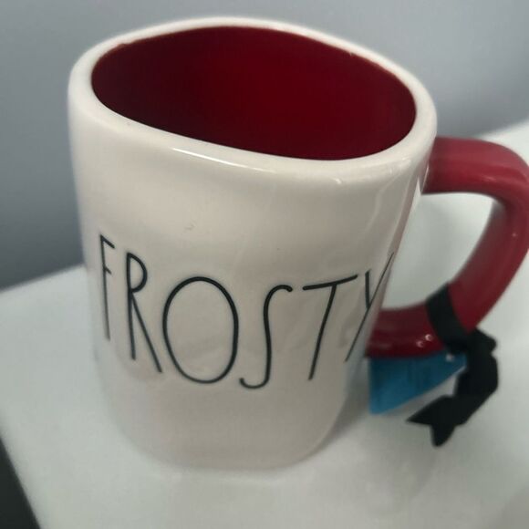 FROSTY THE SNOWMAN™ RAE DUNN "FROSTY" WITH FROSTY ON THE BACK MUG - Picture 1 of 2